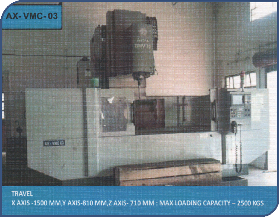 Vertical Machining Center in Coimbatore, Pattern Shop in Coimbatore
